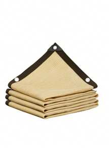 Red de sombreo beige de HDPE anti-UV al aire libre multi-tamaño para jardín, balcón, malla de sombra para plantas, cubierta para acampada, protector solar, velas, toldos y pérgolas para automóviles