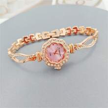 Damen Uhren Mode Luxus Zifferblatt Quarz Armbanduhr Hochwertige Edelstahl Armband Uhr für Frauen, geeignet für Alltag, Geburtstag, Party, Geschenk