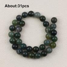 4/6/8/10/12mm Natural Multi-Color Agate Gemstone Beads, Suitable For DIY Jewelry Making - Type - View 32