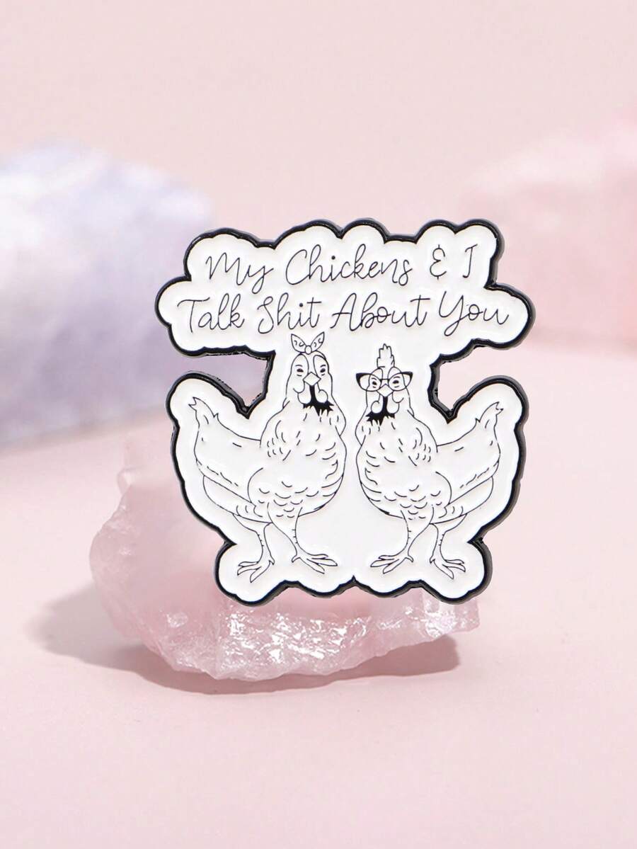 Kids Buttons & Pins - Black and White - View 1