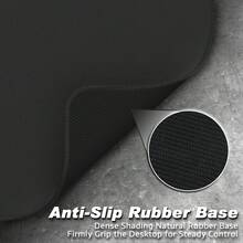 FREEWOLF Attack Shark CM02 Gaming Mouse Pad With High-Density Fiber Surface, 5S Coating Technology, 4mm Thick Cushioning, Precision Edging, Anti-Slip Rubber Bottom - Multicolor - View 7