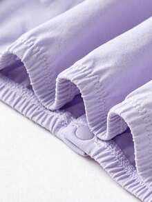 mini bala Áo khoác chống nắng nhẹ, khô nhanh cho bé trai và bé gái, áo khoác ngoài chống nắng bằng sợi len nguyên bản - hồng tím - Xem 6