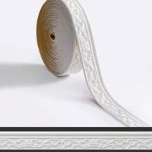 Bandes décoratives en mousse élastique auto-adhésives de 8 cm x 9,2 m, bordure murale décorative autocollante 3D à coller, convient pour la décoration maison DIY