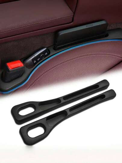 1set( Per Set 2pcs) Car Pocket Organizer, High Quality Car Seat Gap Filler, Multifunctional Seat Side Gap Filler With Key Phone And Card Special Slot, Car Accessories For Women Storage Organizer Travel Essentials Back To School Dormitory Storage