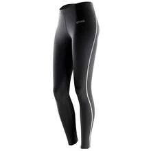 Womens/Ladies Bodyfit Base Layer Leggings (Black) - Coffee Brown - View 1