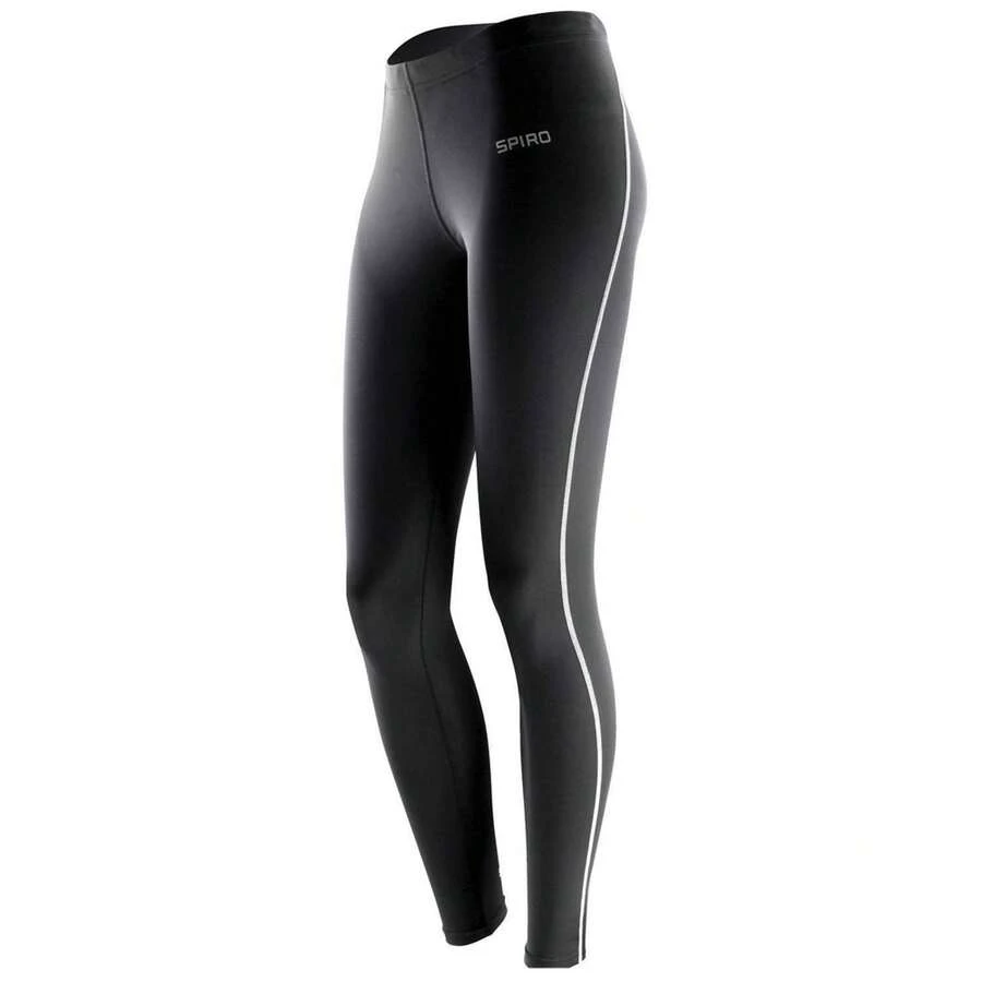 Womens/Ladies Bodyfit Base Layer Leggings (Black) - Coffee Brown - View 1