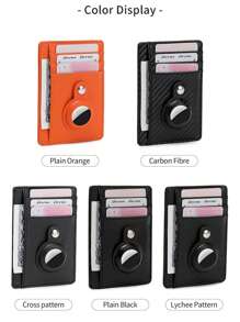 Neue RFID Diebstahlschutz Abklopfapple Tracker Kartentasche Anti-Verlust Positionierung Schutzhülle leicht tragbar Münzbörse für Frauen für Männer Geldbörse Mini-Geldbörse Geldbörse RFID Geldbörse Kartenetui