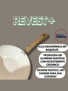 Frigideira Panela Wok Antiaderente 26 Cm Cerâmica Indução