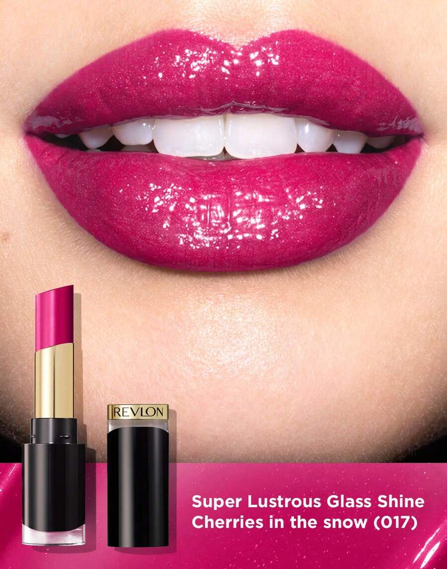 Revlon Superlustrous Glass Shine Lipstick - 雪中的櫻桃 - View 1