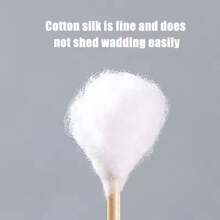 500PCS Disposable Cotton Swab Box With Double End Round Head For Makeup And Makeup Removal Daily Cleaning Pet Care Multi-Purpose,Random Box Packaging Style;