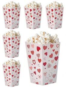 10pcs/20pcs Popcorn Bucket, French Fry Box, Chicken Nugget Takeout Container, Mini Popcorn Tubs & Containers Suitable For Movie Theaters, Home, Carnival Parties, Decoration - Paper - View 11