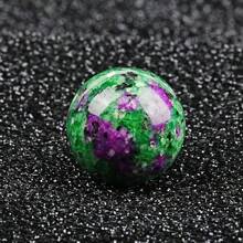 Bolas de esfera de pedra preciosa 20 mm Bola de esfera de cristal polido Bola de bolso fofa Mini pedras preciosas para decoração de casa