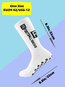 4 pares de calcetines de fútbol/baloncesto para hombre con almohadillas de agarre antideslizante, calcetines deportivos atléticos