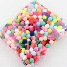 10mm-30mm Colorful Fluffy Plush Pompoms Glitter Pom Poms Balls Assorted Size Pon Pon Balls For Hobby Supplies And DIY Creative Crafts Party Decoration - Multicolor - View 15