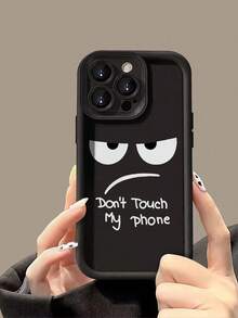 趣味表情新款高端纹理加厚防摔彩绘手机壳保护套，兼容/Galaxy智能手机，兼容 11、12、13、14、15、16、16 Plus - 彩色 - 查看 3