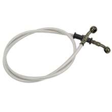 PowerMotor 摩托车通用 M10 刹车软管液压管 80cm-120cm 适用于 50 100 125 150 200 轻便摩托车踏板车赛车越野车 - 800mm - 查看 15