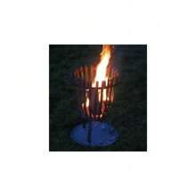 Feuerkorb mit Funkenschutz Terassenfeuer Gartenfeuer Feuerstelle rund mit Bodenplatte, Terassen Garten Feuer Korb Feuerschale Grill (Feuerkorb mit Grill-Funktion)