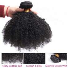 Mongolian Afro Kinky Curly Bundles Human Hair 4B 4C Afro Kinky Human Hair Bundles 3pcs Curly Weave Bundles Unprocessed Virgin Hair Afro Curly Hair Extensions For Women Natural Color - Black - View 5