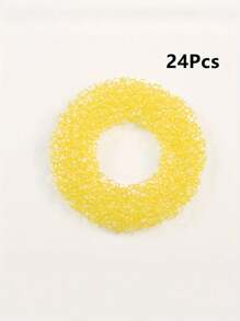 24pcs Kitchen & Bathroom Sink Hair Catcher Sponges, Drain Filter Cotton, Hair Stopper For Bathtub, Washbasin, Easy Installation And Cleaning, Effective Drainage, Minimalist Design, Suitable For Bathroom, Sink, Shower Drain, Tub & Shower