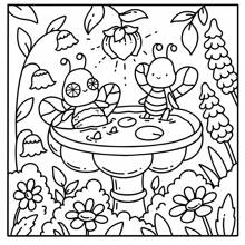 Garden Cuties Relaxing And Soothing Coloring Book | Beginner Tracing + Stress-Relief Doodles, Adult Coloring Book, Simple Yet Large Relaxation Designs, Adorable Animal Characters To Relieve Stress, Thick And Non-Bleed, Safe And - Back To School Season | Gift For Back To School