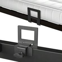 2pcs/6pcs Adjustable Bed Mattress Anti-Slip Pads, Suitable For Metal Bed Frames, Mattress Fixers, Anti-Slip Stoppers, Mattress Fixing Bars, Prevent Mattress Sliding Clamps, Mattress Anti-Slip Guards, Metal Bed Frame Mattress Fixers, Adjustable Bed Mattress Sliding Limiters, Fit For Metal Bed Frames