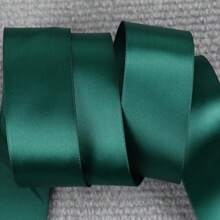 1pc 38mm Single Face Polyester Ribbons Solid Color Satin Ribbon For Handmade Craft Gifts Wedding Christmas Decoration DIY Bows