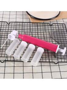 1Set Cake Coloring Powder Spray, Including 4 Icing/Frosting Decorating Tips, Kitchen Cake Baking Accessories