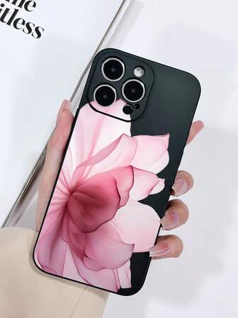 1 件透明 TPU 防摔花卉图案手机壳适用于 15/15Pro/15Plus/15ProMax/16/16Pro/16Plus/16ProMax、Galaxy S23 Ultra/A14/A24、Redmi Note 12 Pro、Pixel 8/8 Pro