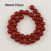 4/6/8/10/12mm Natural Multi-Color Agate Gemstone Beads, Suitable For DIY Jewelry Making - Type - View 11