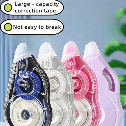 30 miếng băng xóa, dụng cụ dán dễ sử dụng để sửa lỗi tức thì, mỗi miếng dài 8m dùng cho đồ dùng học tập và văn phòng phẩm