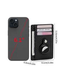 Neue RFID Diebstahlschutz Abklopfapple Tracker Kartentasche Anti-Verlust Positionierung Schutzhülle leicht tragbar Münzbörse für Frauen für Männer Geldbörse Mini-Geldbörse Geldbörse RFID Geldbörse Kartenetui