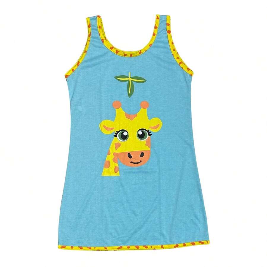 Plus Size Tank Top - Baby Blue - View 1