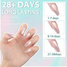 6 Colors  Nail Powder, Silver Gold Metallic Mirror Effect  Nail Powder, Holographic Shiny Nail Art Decorative Pigment Suitable For DIY Gel Polishing, Y2K Holographic Icy Skin Aurora Nail Powder, Fine Mirror Polished 0.5g - 彩色 - 查看 7
