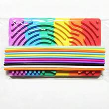 Một đồ chơi giảm căng thẳng bằng silicon, một đồ chơi giải tỏa căng thẳng, một đồ chơi giải trí, dễ mang theo và giúp tập trung. Đây là một bộ điều khiển trò chơi đồ chơi cảm giác dành cho người lớn. Một trò chơi trên bàn cờ, thích hợp làm quà tặng tiệc tùng, đi kèm với 20 dây và thuộc danh mục đồ chơi và đồ chơi cảm giác. (Màu sắc ngẫu nhiên) - Nhiều màu - Xem 8