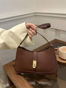 Bolso de moda para mujer, bolso de hombro simple y clásico, bolso de mensajero para dama