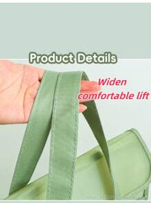 1pc Transparent Mesh Tote File Bag, Large Capacity Tutoring Bag, Student Organizer Bag, Tutoring Carrier