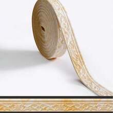 Bandes décoratives en mousse élastique auto-adhésives de 8 cm x 9,2 m, bordure murale décorative autocollante 3D à coller, convient pour la décoration maison DIY