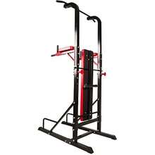 CCLIFE Power Tower Dip Station Klimmzugstange für Krafttrainingsgeräte für das Heim-Fitnstudio - klimmzugstation+Hantelbank1 - Übersicht 5