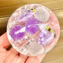 1/2/3PCS Slowing Rise Squeeze Colorful Balls In Assorted Neon Colors -Shaped Balls Fidget For Adults Stress Relief, Anxiety Relief Items To Squeeze, Throw Fidgets,Gift Fillers Color Random - Multicolor - View 6