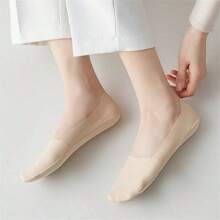 6 Pairs Soft, Lightweight, Non-Slip, Low-Cut Candy Color Ankle Socks For Women, High-Quality Matching Casual Socks, Thin Sole Ice Cream Socks, Invisible Socks, Compression Socks, Ladies Socks, Summer