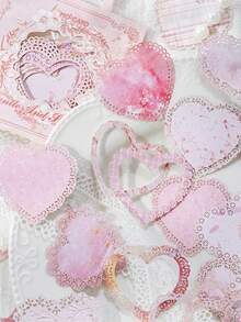 MOCARD 30张/包空心框剪贴簿纸，DIY装饰原纸，节日礼物，手工拼贴材料，个性化剪贴簿规划，创意学校用品，学校用品，返校 - 棕色 - 查看 8