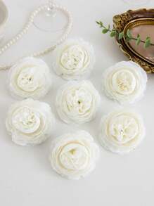 10pcs Artificial Peony Flowers For Weddings And Engagements - Plastic Peony Flower Heads For Home Decor, Centerpieces, Suitable For Christmas, Thanksgiving, Graduation Decoration