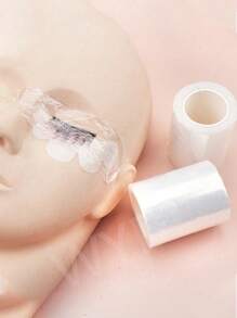 1/3/5 Roll 200M Clear Makeup Film Wrap For Eyelash Lift Brow Lamination Lip Eyebrow Tattoo Plastic Cover Eyelash Extension Glue Remover Lash Perm Lifting Film
