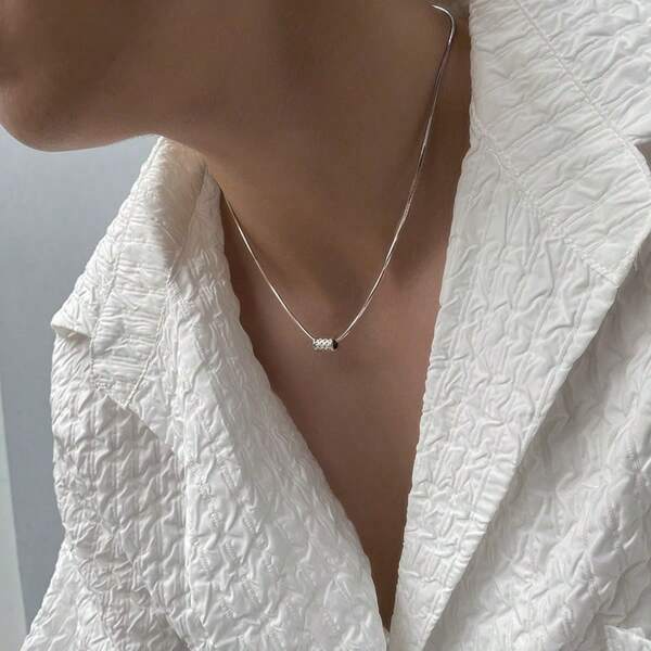 Collier pour homme, chaîne de clavicule pour homme, polyvalent, hip-hop de grande rue, accessoires pendentifs suspendus pour hommes, à offrir à son petit ami