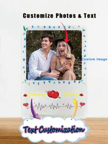1PC Customized Acrylic Photos And Song Titles, Customized Photos, Customized Album Covers, Customized Acrylic Music Song Plaque Photos Gifts Birthday Graduation