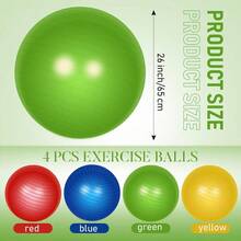 Gym Ball - Blau,Gelb,Grün,Rot1 - View 3