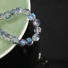 60 Peças de Contas de Vidro Brilhantes Coloridas Prateadas, Pulseira Feita à Mão DIY, Colar, Jóias, Acessórios de Cabelo, Encantos de Bolsa/Telefone