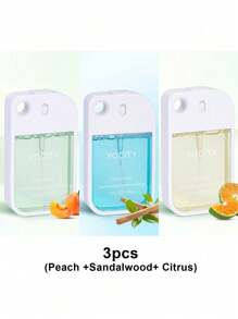 1/3/6pcs 50ml Various Scents Of Water-Free Hand Sanitizer, Two Models Are Randomly Shipped, Hyaluronic Acid Spray Hand Sanitizer Fragrance Spray Hand Sanitizer, Portable Travel Hand Sanitizer