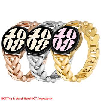 Band Compatible With Samsung Galaxy Watch 7 6 5 4 Band 40mm 44mm 45mm/Watch 6 4 Classic 42mm 46mm 43mm 47mm,Bands Strap Men Women,NOT Compatible With Galaxy Watch Ultra 47mm(2024)