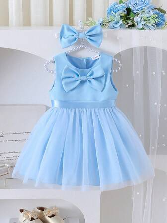 女婴可爱时尚公主裙，女婴夏季盖袖连衣裙，新生儿服装，可爱婴儿日常穿着